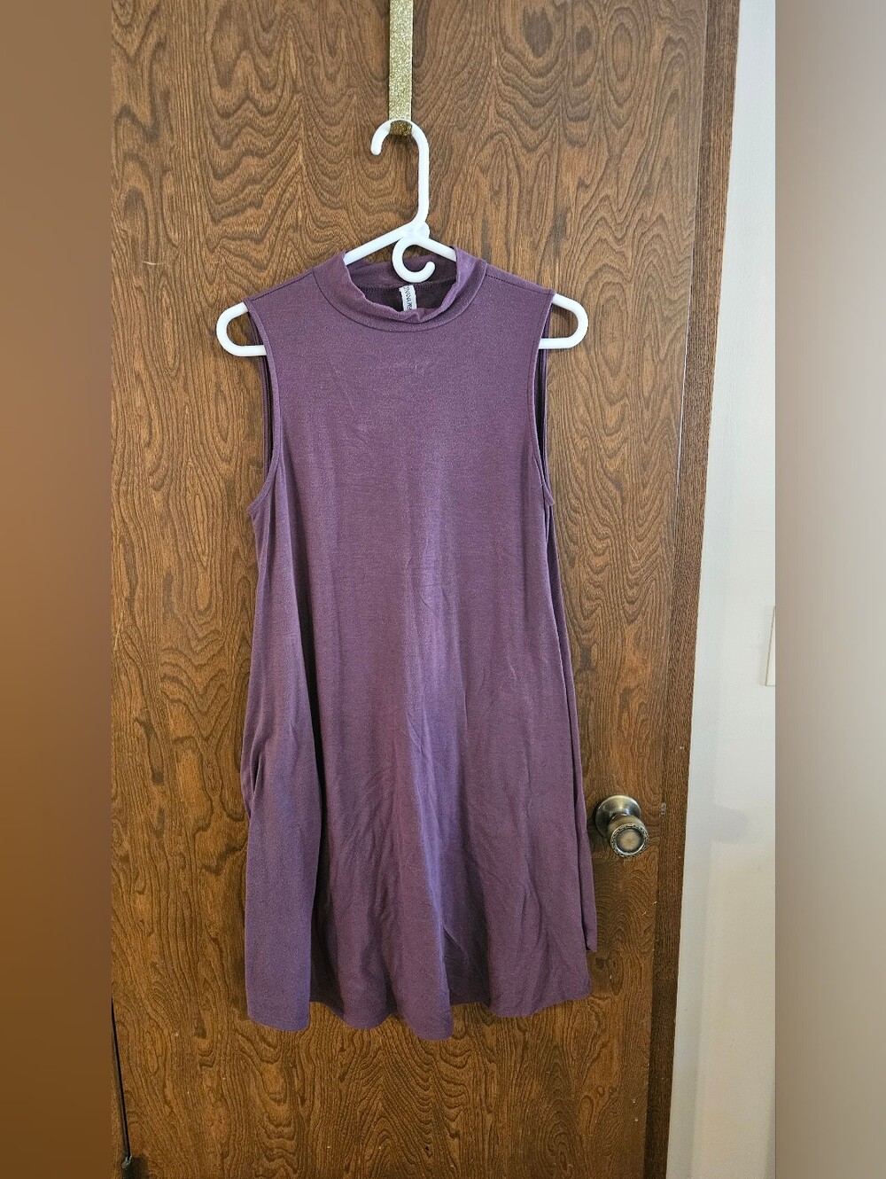 Maroon Tank Top Dress